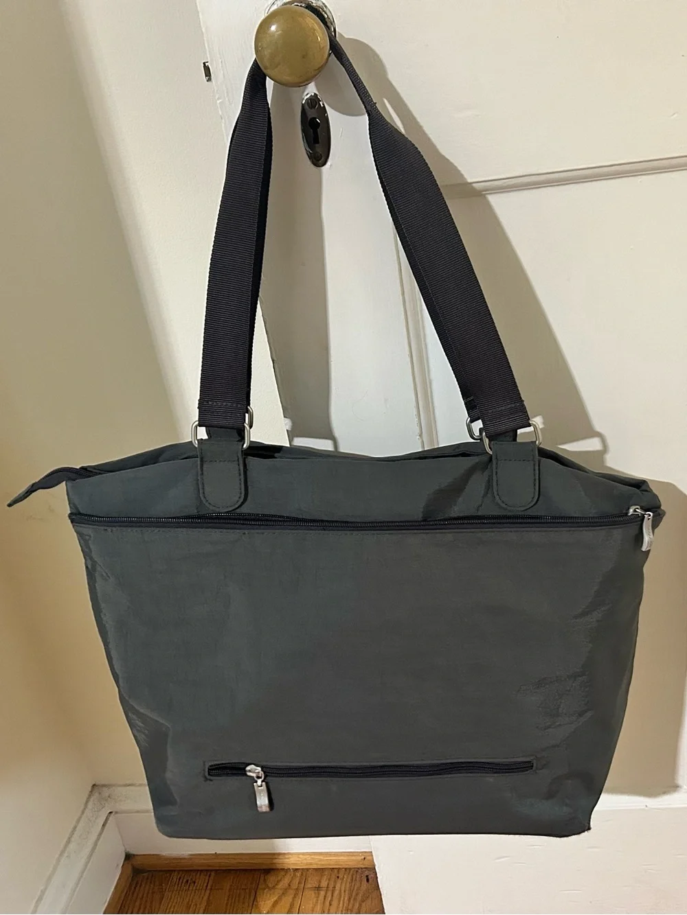 Baggallini Charcoal Gray Laptop Tote Briefcase